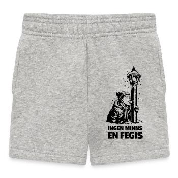 Lâche lèche la barre - Short Bébé - gris chiné - Devant