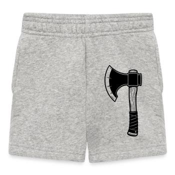 Hache de guerre - Short Bébé - gris chiné - Devant