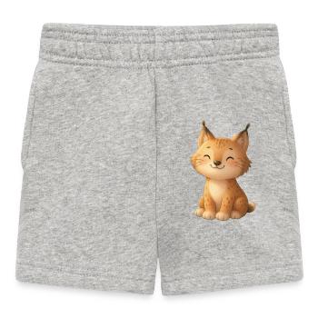 Lynx - Baby Shorts - heather grey - Front