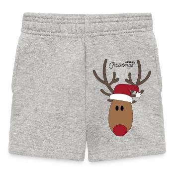 Noël - Short Bébé - gris chiné - Devant