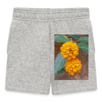 Lantana auch spanische Flagge Wandelröschen Lantana - Baby Shorts - Grau meliert - Vorne