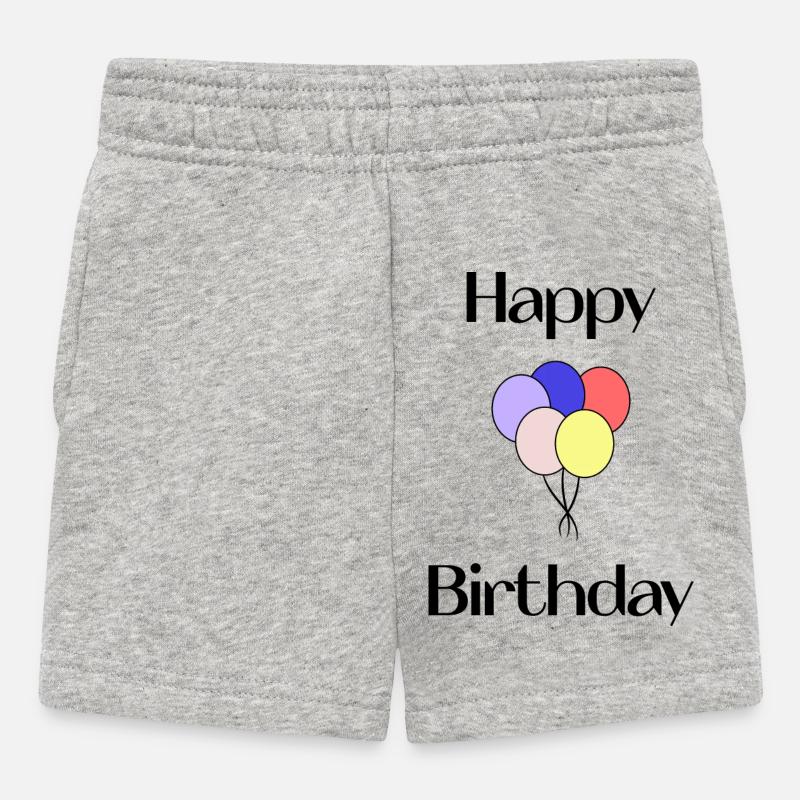 100. 100 ANS. 100e ANNIVERSAIRE. ANNIVERSAIRE 100 - Short Bébé - gris chiné