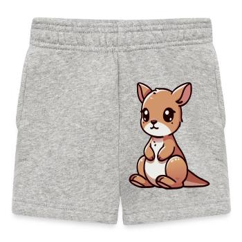 Kangaroo - Baby Shorts - heather grey - Front