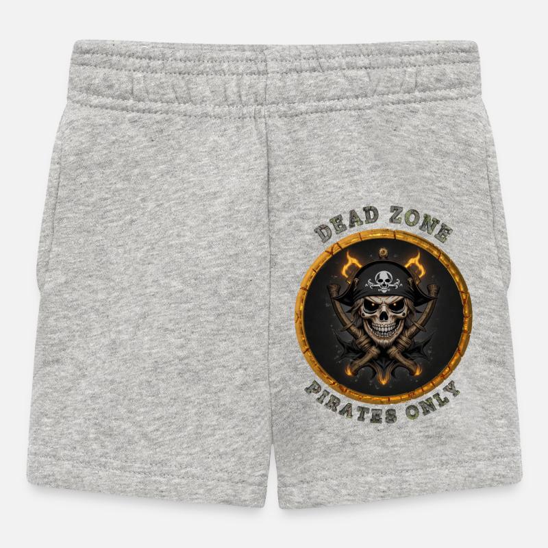 Dead Zone v1 - Baby Shorts - Grau meliert