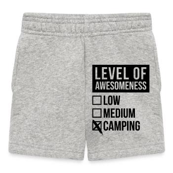 Camping - Baby Shorts - heather grey - Front