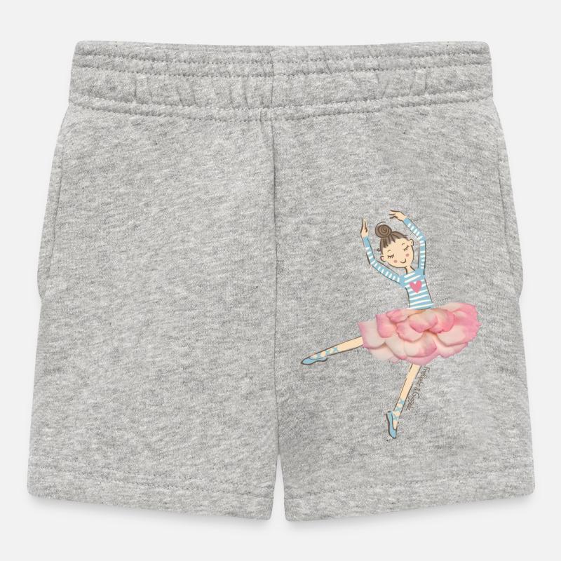 Danseuse étoile - Short Bébé - gris chiné