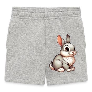 Lapin - Short Bébé - gris chiné - Devant