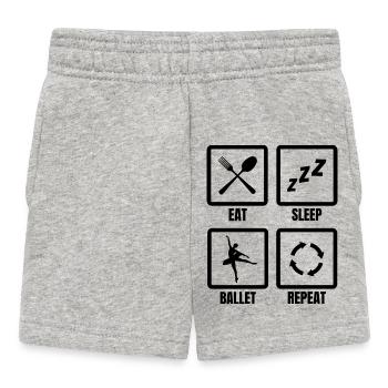 Ballett Routine - Baby Shorts - Grau meliert - Vorne