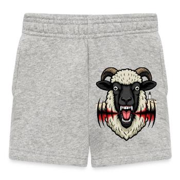 Moutons sur Texel - Short Bébé - gris chiné - Devant