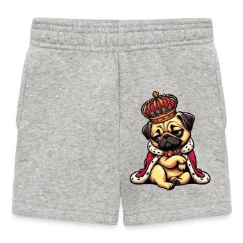 Pug Pugs Pug Owner Pug Lover Pug Holder - Baby Shorts - heather grey - Front
