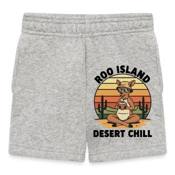 Kangourou Roo Island Desert Chill - Short Bébé - gris chiné - Devant