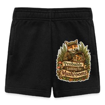 Probably Looking For Mushrooms Fox - Baby Shorts - black - Front