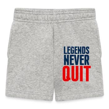 Legends Never Quit Bold - Short Bébé - gris chiné - Devant