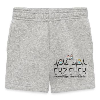 Educators for countless small reasons - Baby Shorts - heather grey - Front