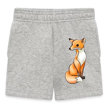 Renard - Short Bébé - gris chiné - Devant