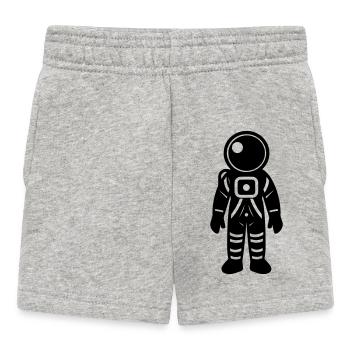 Astronaut - Baby Shorts - Grau meliert - Vorne