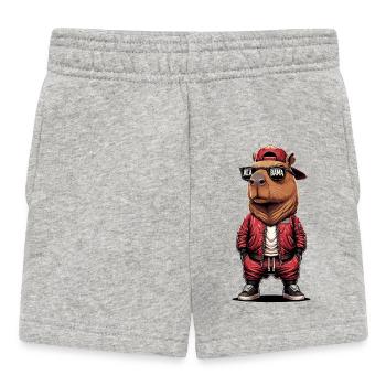 Alabama Streetwear Hamster - Baby Shorts - heather grey - Front