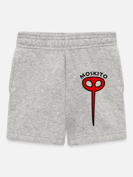 Roter Moskito - Baby Shorts - Grau meliert