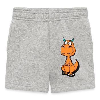 T REX - Baby Shorts - Grau meliert - Vorne