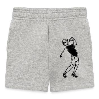 Golfer Skizze - Baby Shorts - Grau meliert - Vorne