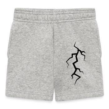 Lightning - Baby Shorts - heather grey - Front