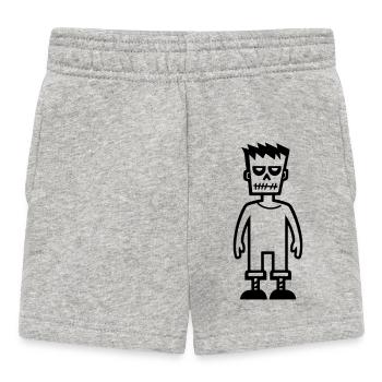 Zombie - Baby Shorts - heather grey - Front