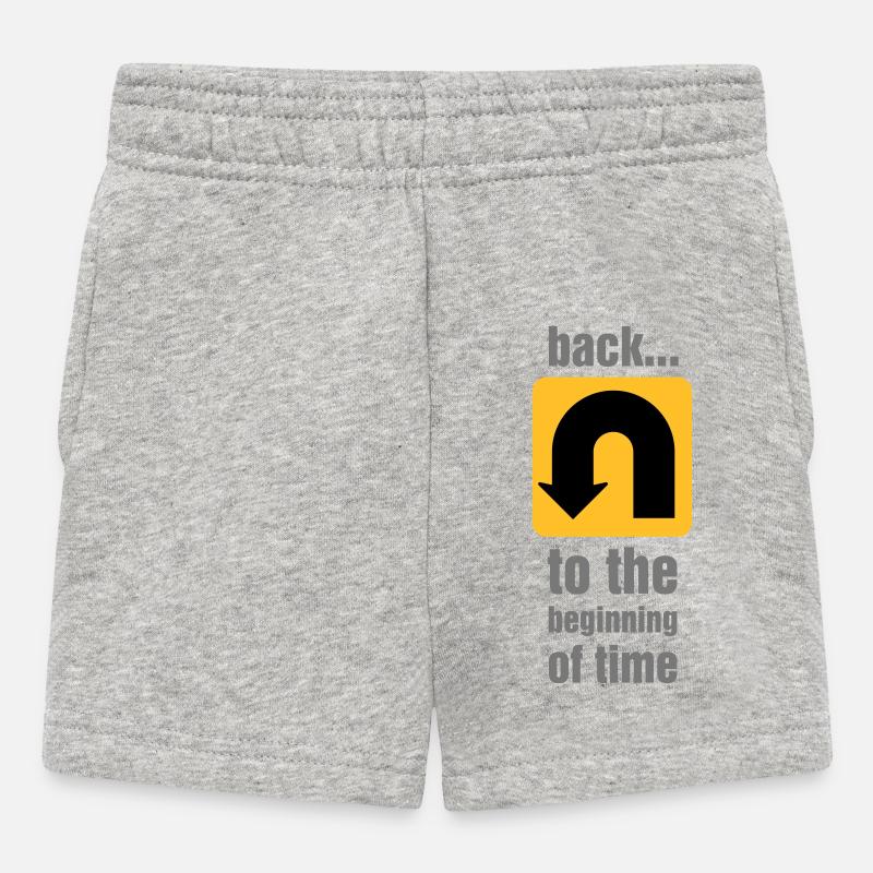 U-turn - Baby Shorts - heather grey
