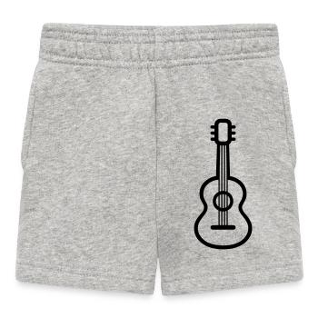 Guitar - Baby Shorts - heather grey - Front