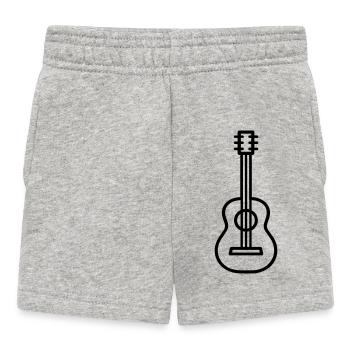 Guitar - Baby Shorts - heather grey - Front