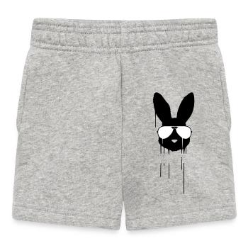 Bad Bunny Bunny Sunglasses - Baby Shorts - heather grey - Front