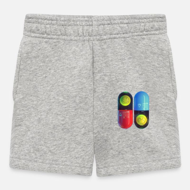 Matrix Nirvana - Baby Shorts - Grau meliert