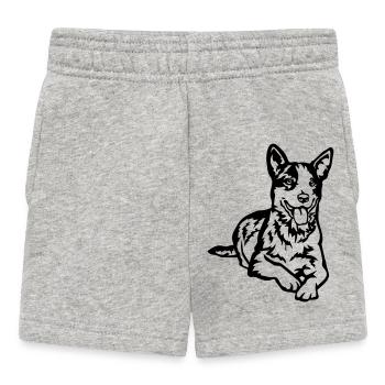 Australian Cattle Dog - Baby Shorts - heather grey - Front