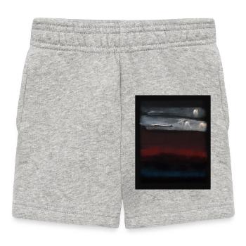 Rothko style in digital colors - Baby Shorts - heather grey - Front