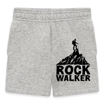 Rock Walker [Schwarz] - Baby Shorts - Grau meliert - Vorne