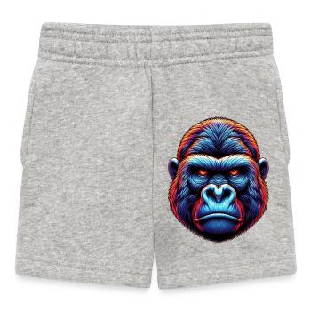 Gorilla - Baby Shorts - heather grey - Front