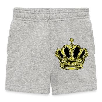 Krone Design - Baby Shorts - heather grey - Front