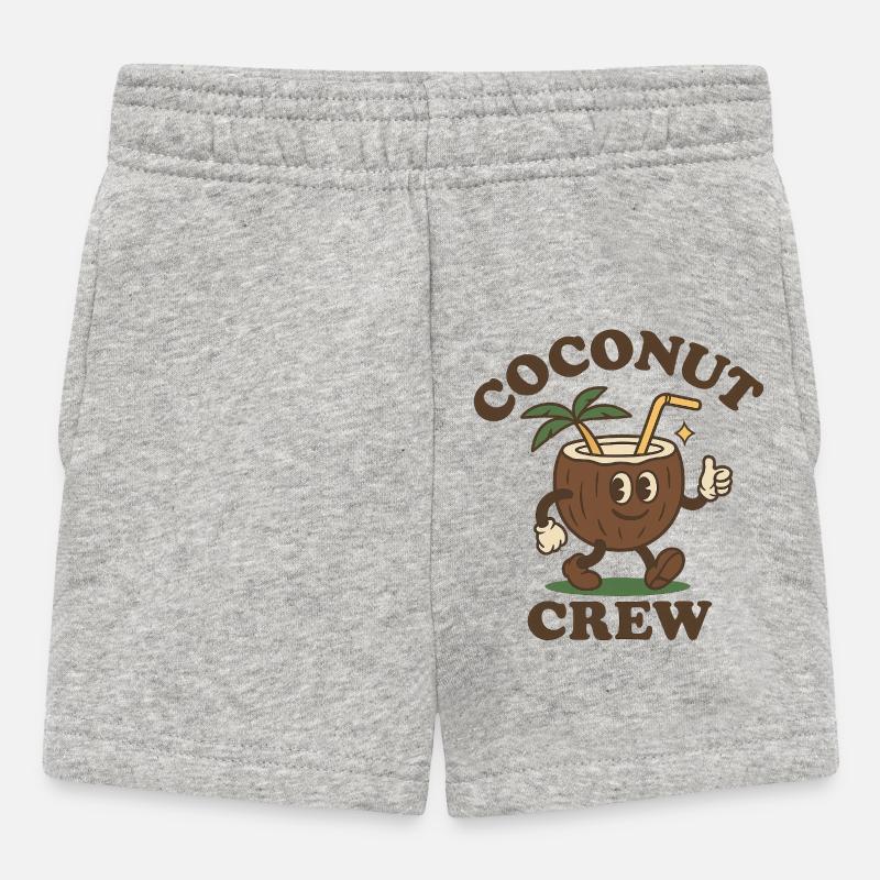 Coconut Crew – Tropic Like It’s Hot - Short Bébé - gris chiné