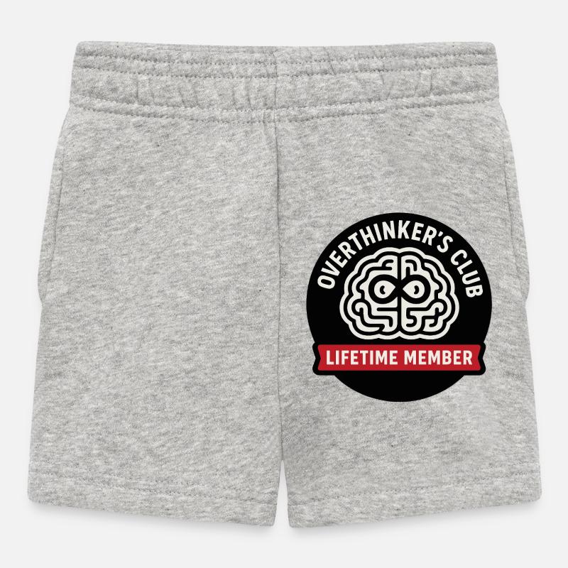 Motif de casse-tête innovant pour les multi-penseurs - Short Bébé - gris chiné