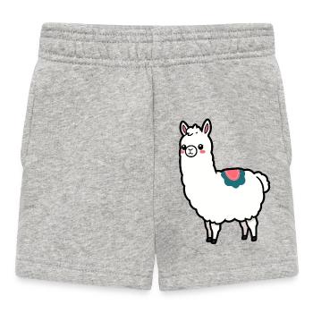 lama - Baby Shorts - heather grey - Front