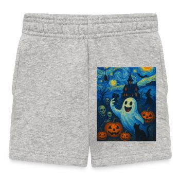 Fantaisie Halloween Van Gogh - Short Bébé - gris chiné - Devant