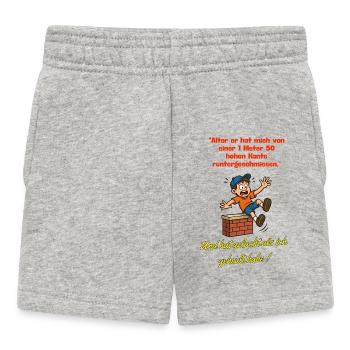 Kante Sprung Lachflash - Baby Shorts - Grau meliert - Vorne