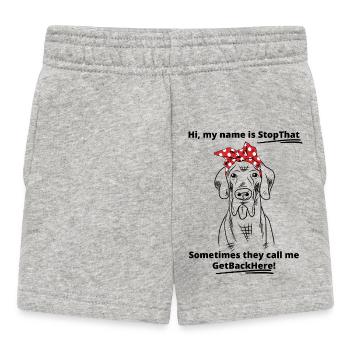 Dog Lover Beagle Design - Baby Shorts - heather grey - Front