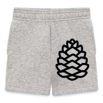 Pomme de Pin - Short Bébé - gris chiné - Devant