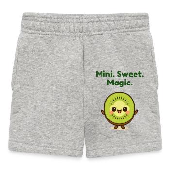 Magie Kiwi - Short Bébé - gris chiné - Devant