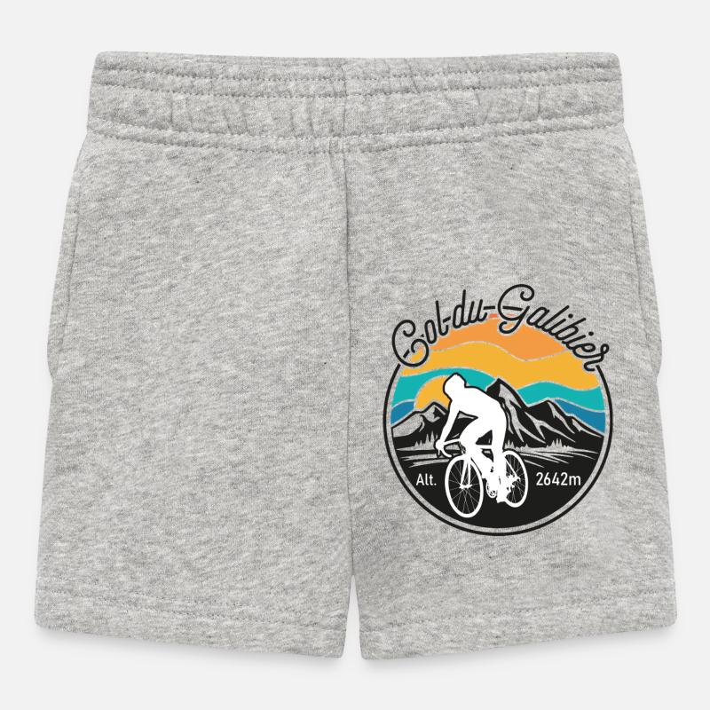 Galibier Retro Mountainbiker - Baby Shorts - Grau meliert