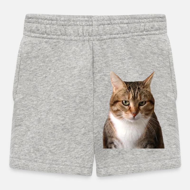 Missty portrait - Short Bébé - gris chiné