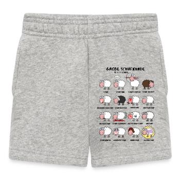 Große Schafkunde - Baby Shorts - Grau meliert - Vorne