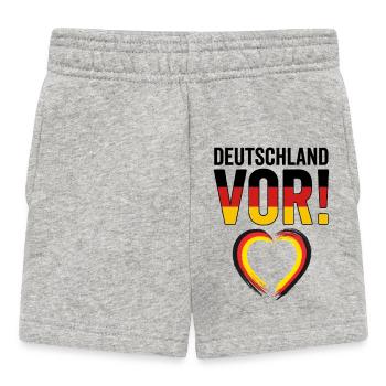 Football Love 2026 : Cœur pour l’Allemagne - Short Bébé - gris chiné - Devant