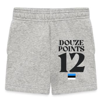 Zwölf Punkte Eurovision Estland - Baby Shorts - Grau meliert - Vorne