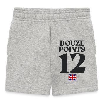 Douze Points Eurovision - Short Bébé - gris chiné - Devant